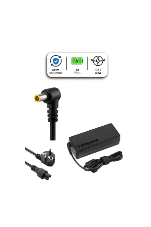 19.5V 4.7A 6.5 * 4.4mm 90W SONY İçin Laptop Adaptör