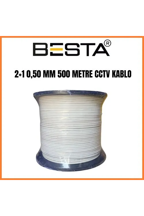 2+1 500 Metre 0,50 MM CCTV Kablo KD-1385