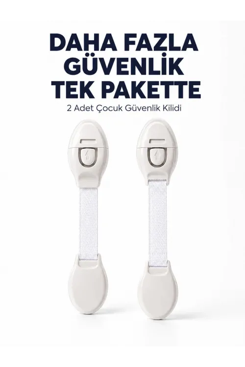 2 Adet Güçlü Yapışkanlı Çocuk Güvenlik Kilidi
