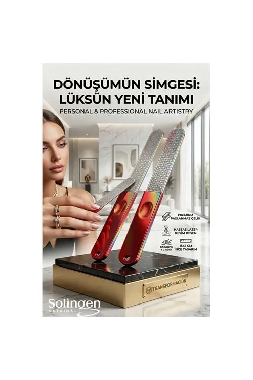 2li Lazer Kesim Çelik Törpü - Ömürlük Manikür Sanatı Soligen Professional 723060