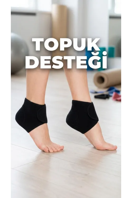 2li Silikon Tabanlı Topuk Dikeni Ortopedik Çorap Seti