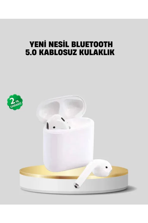 2. Nesil Bluetooth 5.0 Kablosuz Kulaklık Su Geçirmez Hd Ses