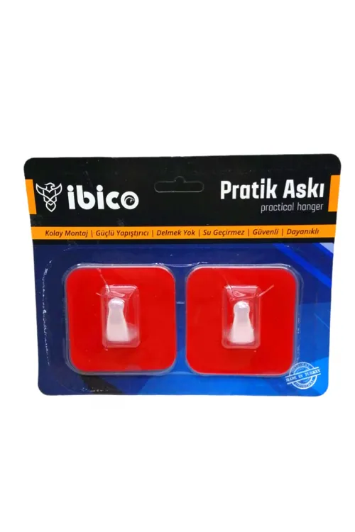 2 Parça  Pratik Yapışkan Askı