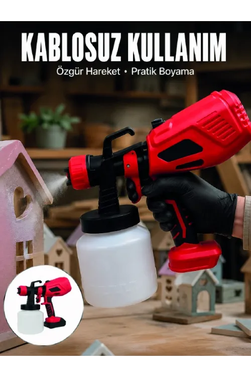 21v Güçlü Motor İle Profesyonel Boyama Performansı