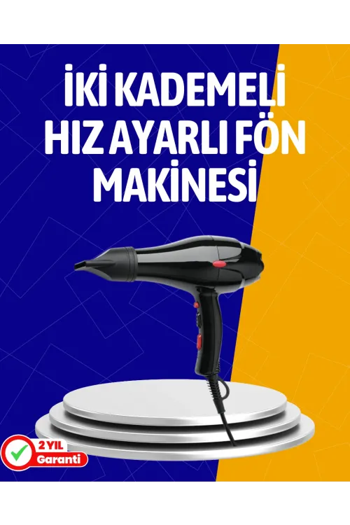 2200w Güçlü Motorlu Ergonomik Fön Makinesi