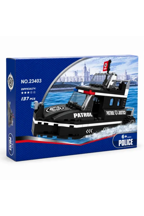 23403 Polis Seti 133 Parça Mini Polis Botu
