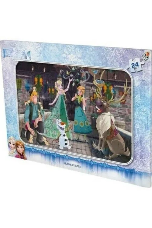 24 Parça Karakter Frame Puzzle