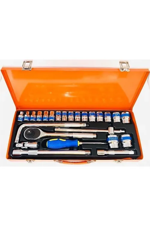 25 PARÇA 1/2 LOKMA SETİ CHROME VANADİUM PARLAK