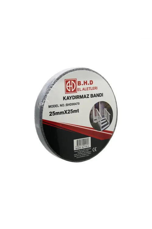 25mm X 25mt Kaydırmaz Siyah Bant