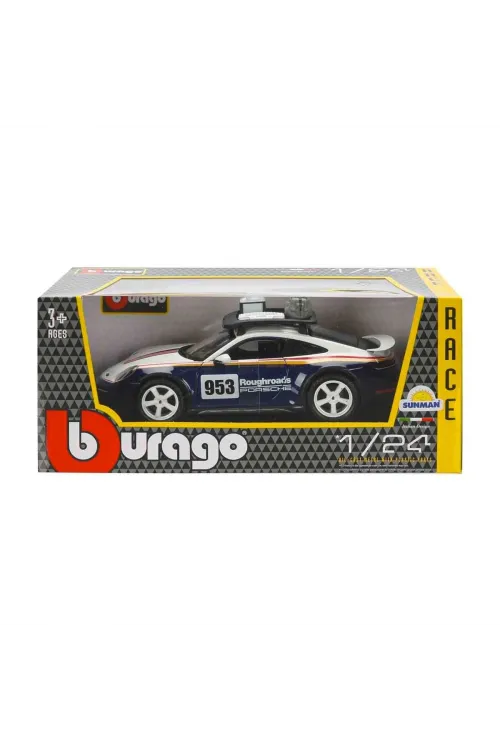 28029 Burago 1:24 Porsche 911 Dakar Model Araba -Sunman