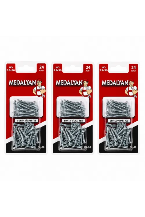 288 Adet 3.5x30 12x24pcs Sunta Vidası
