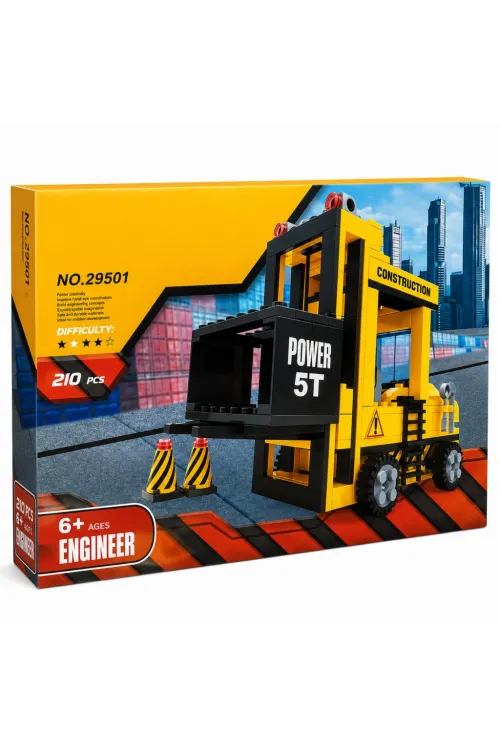 29501 Constructıon 206 Parça Mini Forklift
