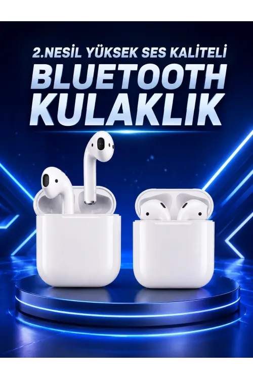 2.nesil Yeni Model Tws Bluetooth Kulaklık Dokunmatik Kontrol Yüksek Ses Kaliteli