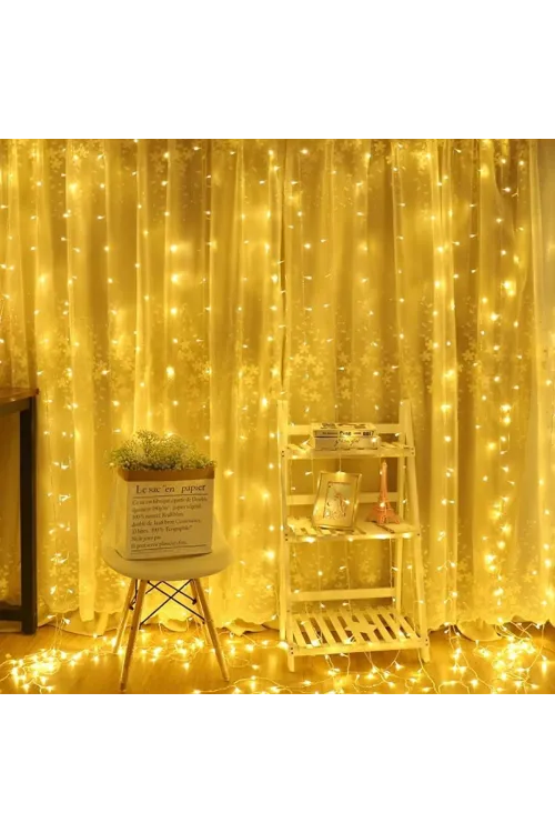 2x2 Metre 320 Led 8 Fonskiyonlu Dekoratif Led Günışığı Perde