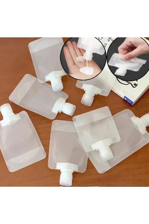 3 Adet 100ml Krem Şampuan Kabı Tekrar Kullanılabilir Set