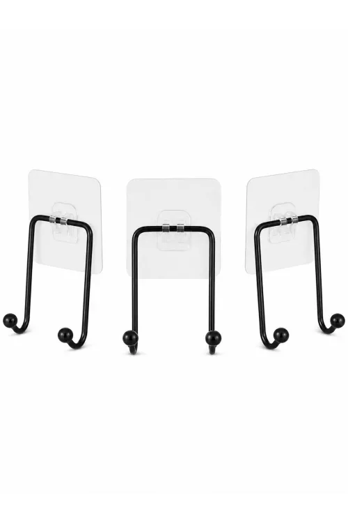 3 Adet Set İki Yapışkanlı Askı