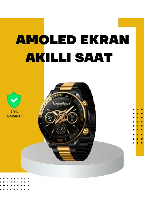 3 Bileklikli Amoled Akıllı Saat Bluetooth Çağrı Ve Sağlık Takipli