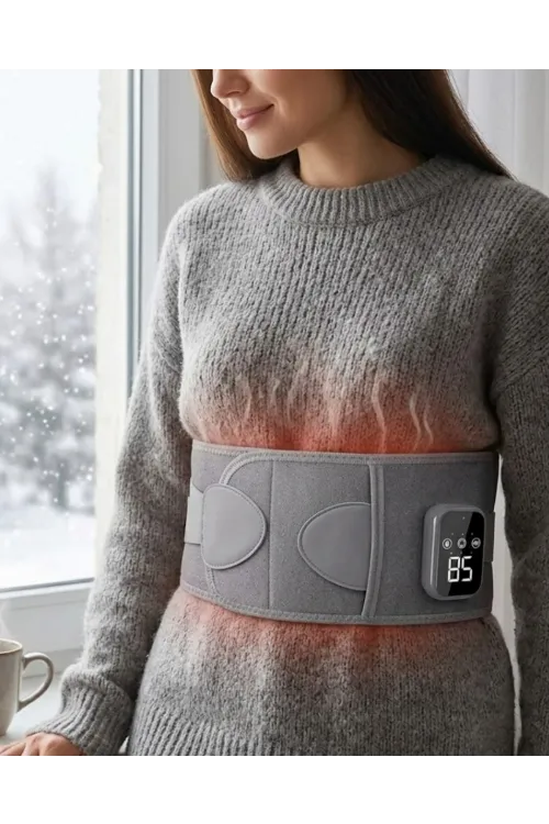 3 Kademe Isıtmalı Ve Titreşimli Bel Destek Kemeri Ergonomik Tasarım
