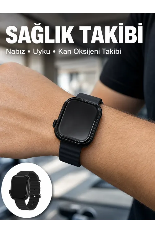 3 Kordonlu Akıllı Saat Bluetooth Arama Ve Akıllı Bildirim Destekli
