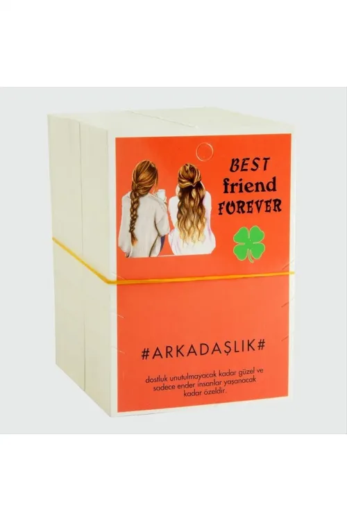 3lü Arkadaşlık Bileklik Kartı