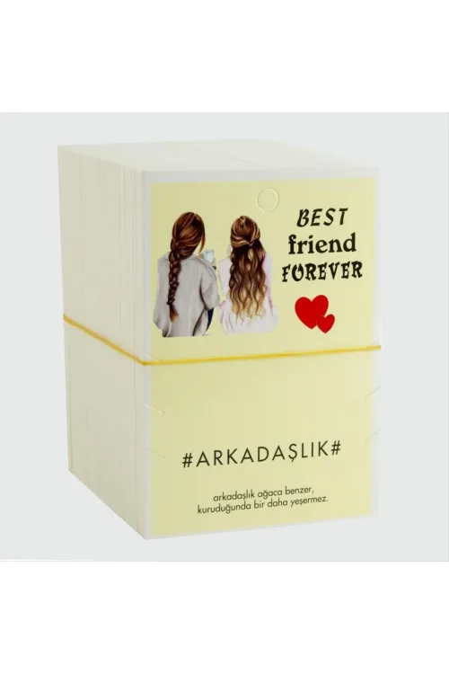 3lü Arkadaşlık Bileklik Kartı