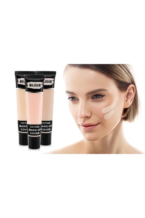 3lü Derma Porselen Makyaj Tüp Kapatıcı Seti