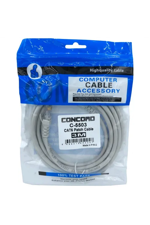 3 Metre CAT6 Patch Concord C-5503