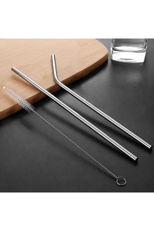 3 Parça Paslanmaz Çelik Pipet Seti