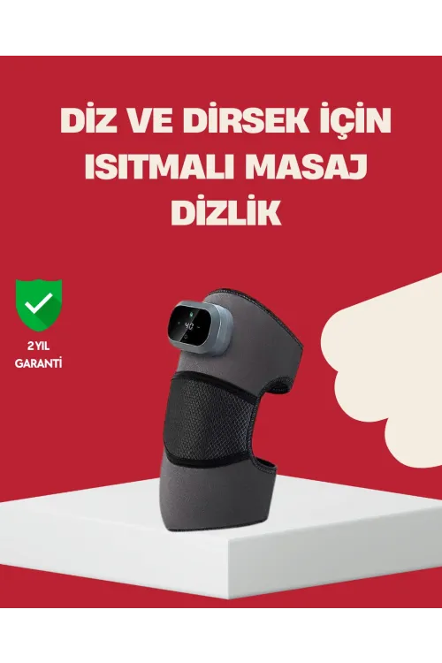 3 Seviyeli Titreşimli Isıtmalı Diz Bakım Masaj Cihazı