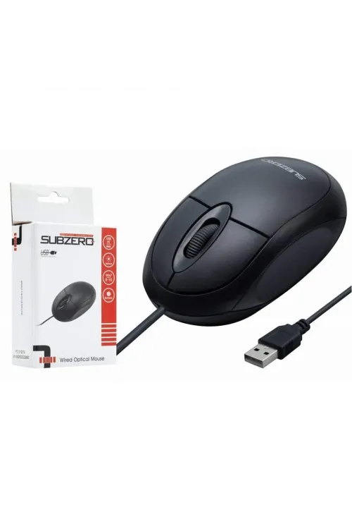 3 Tuşlu Usb Optical kablolu Mouse Subzero SBZ601