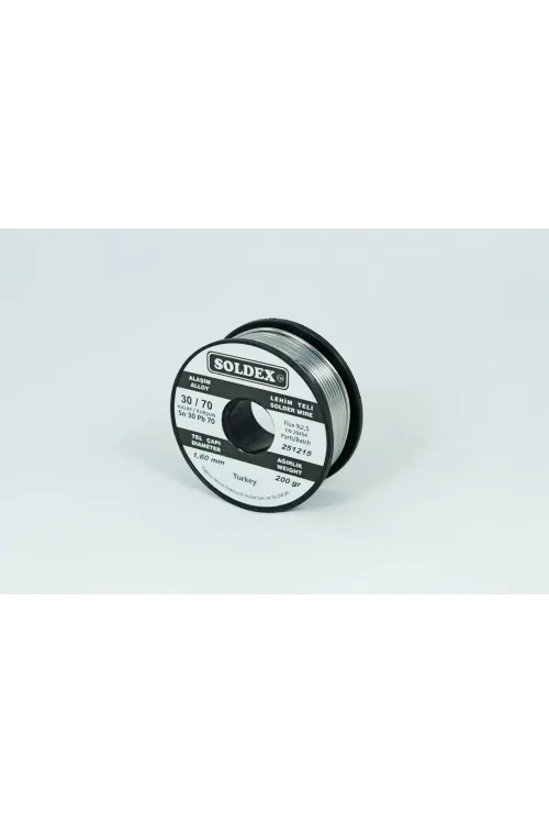 30-70 Lehim Teli 200 Gr 1,6 Mm Sn:30 - Pb:70