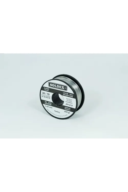 30-70 Lehim Teli 200 Gr 1,6 Mm Sn:30 - Pb:70