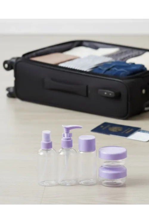 30 Ml 5 Parça Seyahat Şişesi Seti Sızdırmaz Taşınabilir