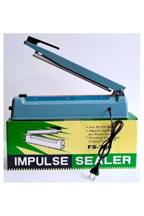 30cm Metal Gövde Poşet Ağzı Yapıştırma Kapatma Makinası Fs-300