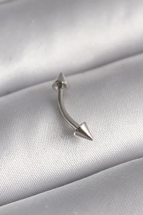 316L Çelik Gümüş Renk Çivi Model Piercing TJ-PR1364