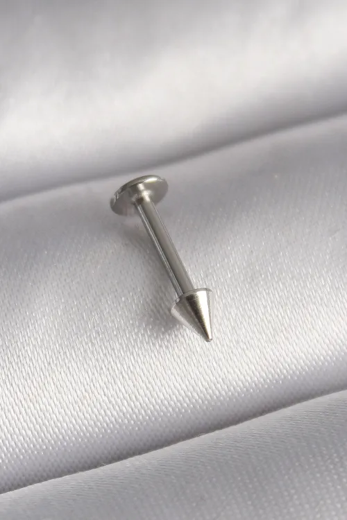 316L Çelik Gümüş Renk Çivi Model Piercing TJ-PR1373