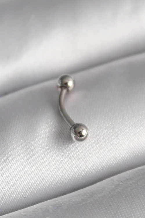 ietaks™ 316L Çelik Gümüş Renk Topçuk Model Piercing