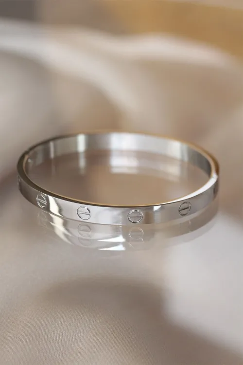 ietaks™ 316L Çelik Silver Renk Bilezik