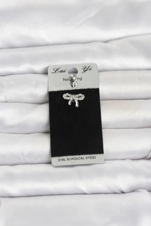 316L Cerrahi Çelik Fiyonk Model Göbek Piercing