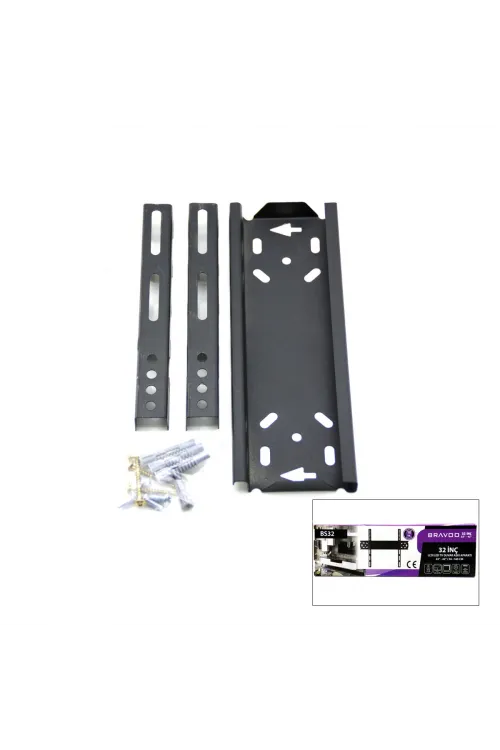 32 Inc - 22 Inc - 44 Inc Lcd Led Sabit Tv Askı Aparatı 56x140cm Bs-32