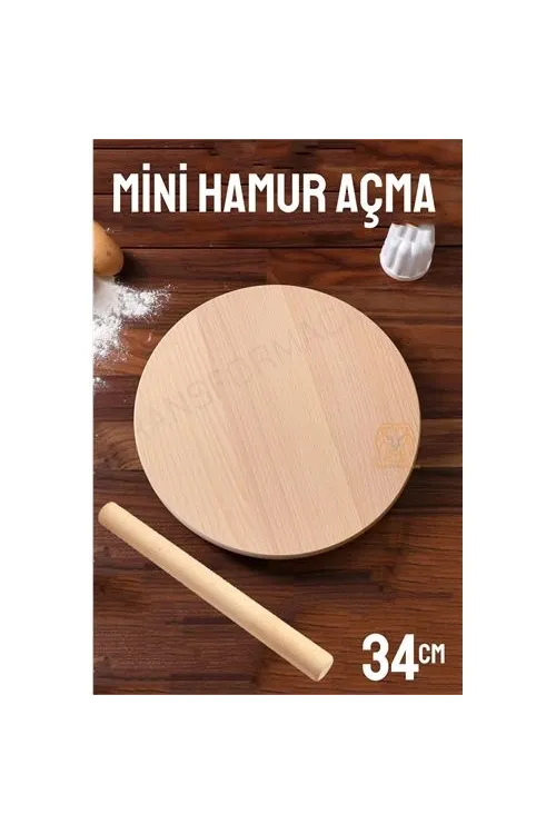 34 Cm Merdaneli Hamur Açma Masası 715494