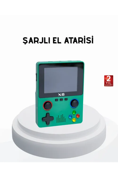 3.5 İnç Ips Ekranlı Taşınabilir Oyun Konsolu Ergonomik Çift Tetikli