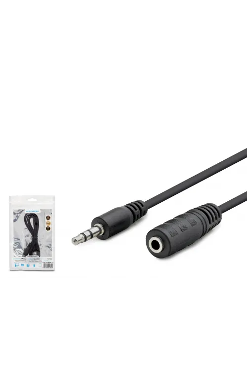 3.5 Mm Aux Uzatma Kablosu 1.2 M - Siyah HDX1004
