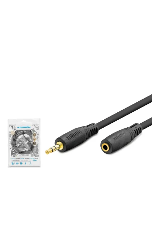 3.5 Mm Aux Uzatma Kablosu 3 M - Siyah HDX1019