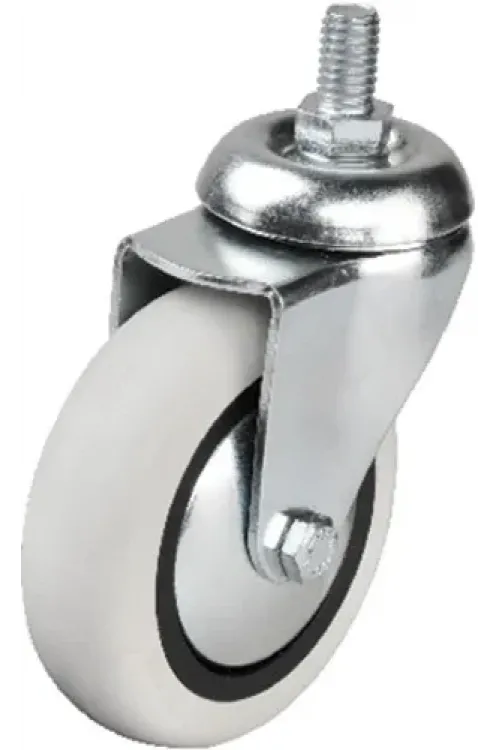 352 - 75x25 Mm Pvc Makaralı Vidalı Teker 4 Adet