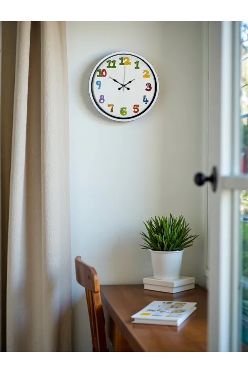 36 Cm Çocuk Odası Dekoratif Duvar Saati