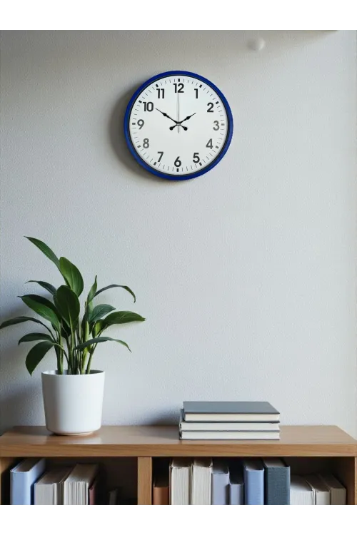 36 Cm Lacivert Standart Duvar Saati