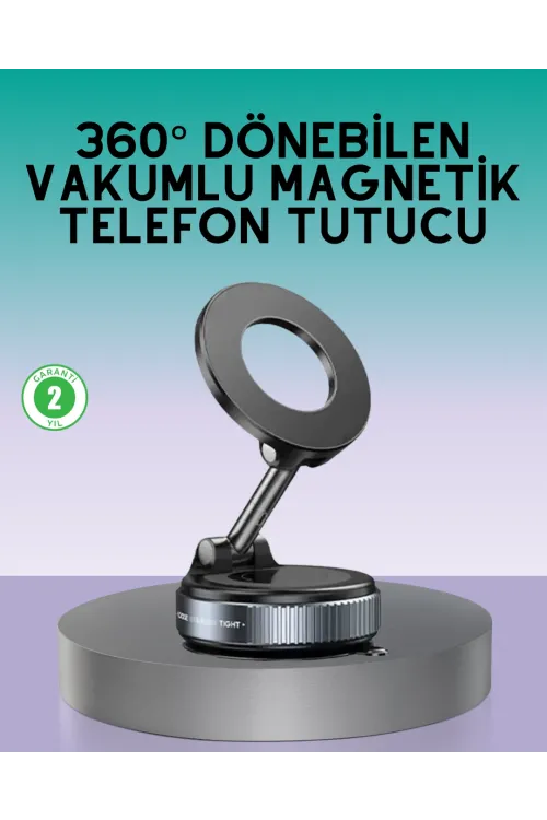 360 Derece Ayarlanabilir Manyetik Araç Telefon Standı