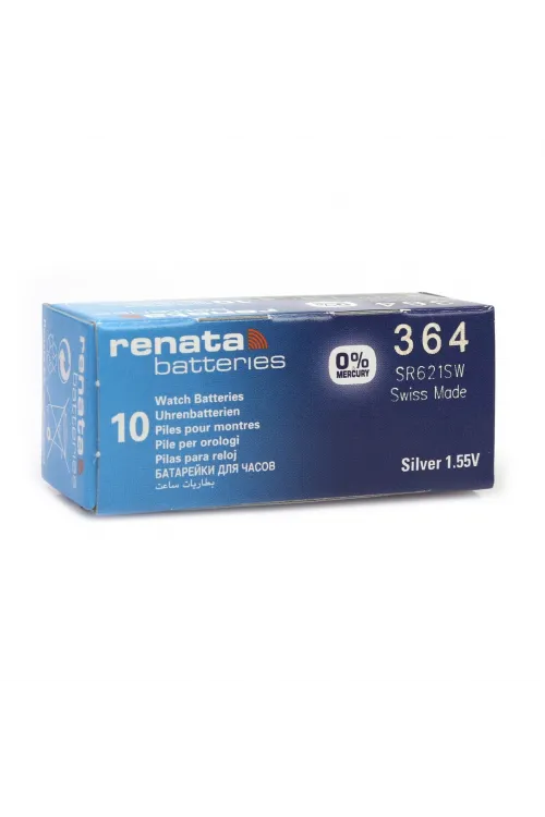 364 SR621SW 1.55V Alkalin Saat Pili 10 Adet