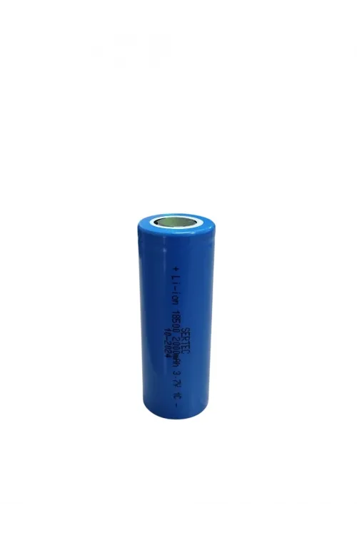3.7V Li-ion 18500 2000 mAh 3C Şarjlı Pil